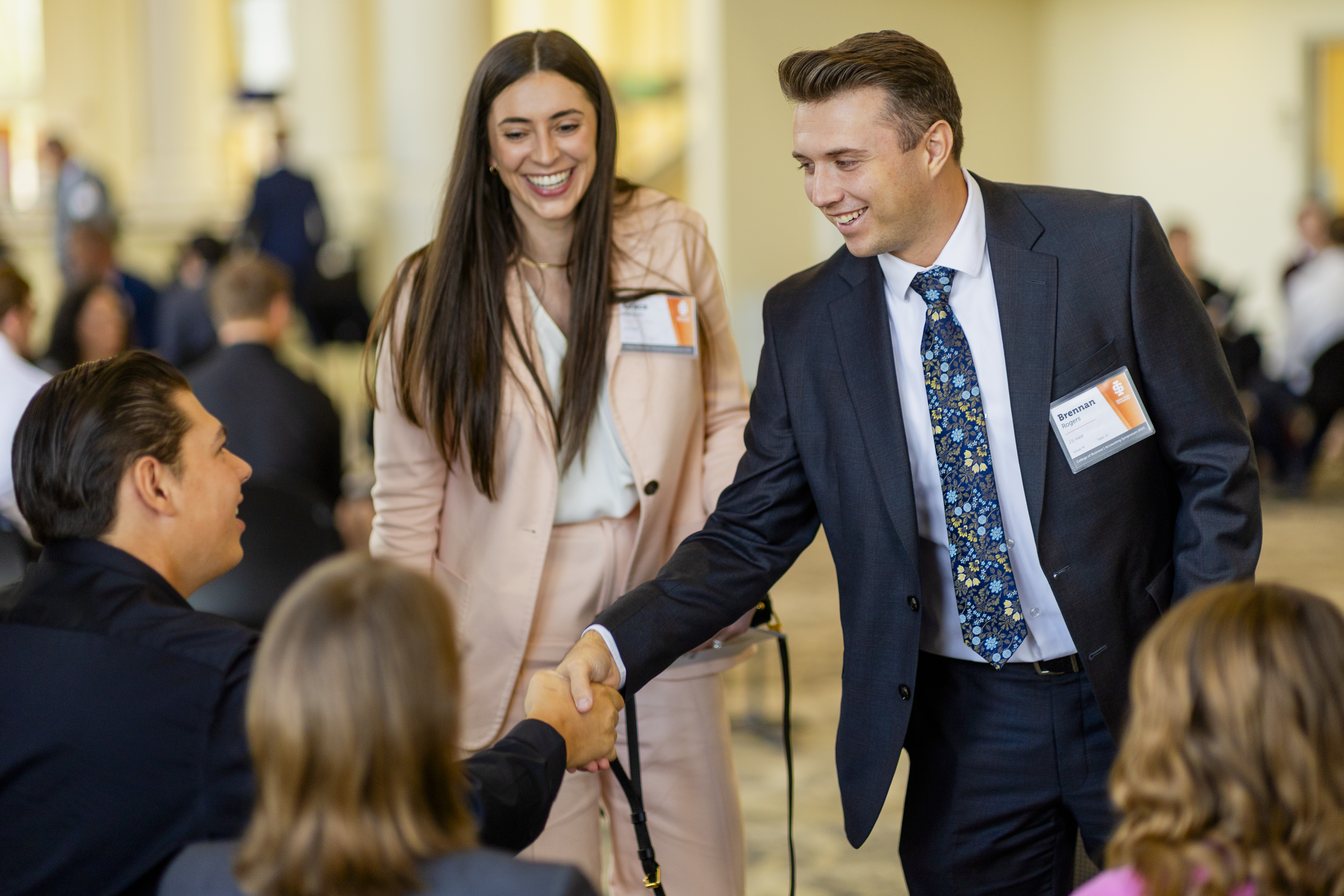 College of Business students