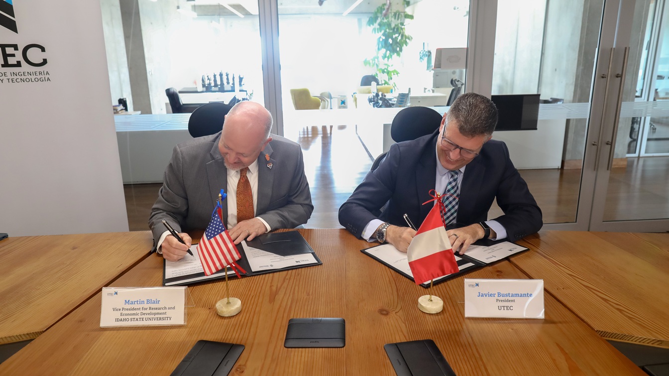 Idaho State University Signs New MoU with Universidad de Ingeniería y Tecnología in Peru