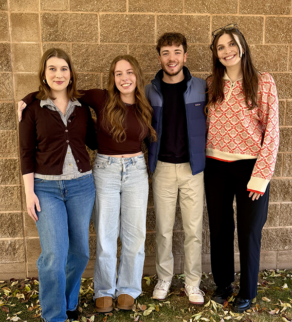 Photo cutline (left to right): Kendra Mullings; Alicia Johnson; Watson Crenshaw; Meghan Mahoney