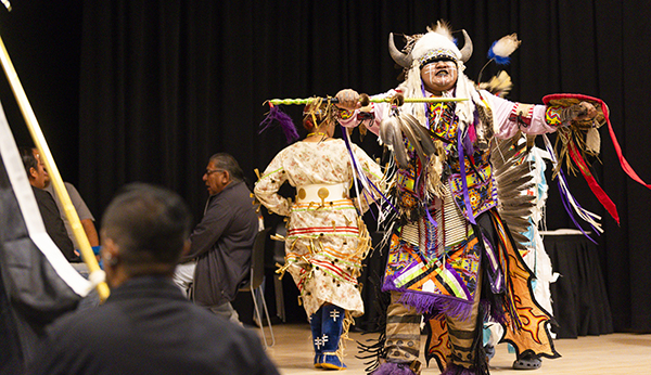 Dancers at the 2025 Indigenous People's Day