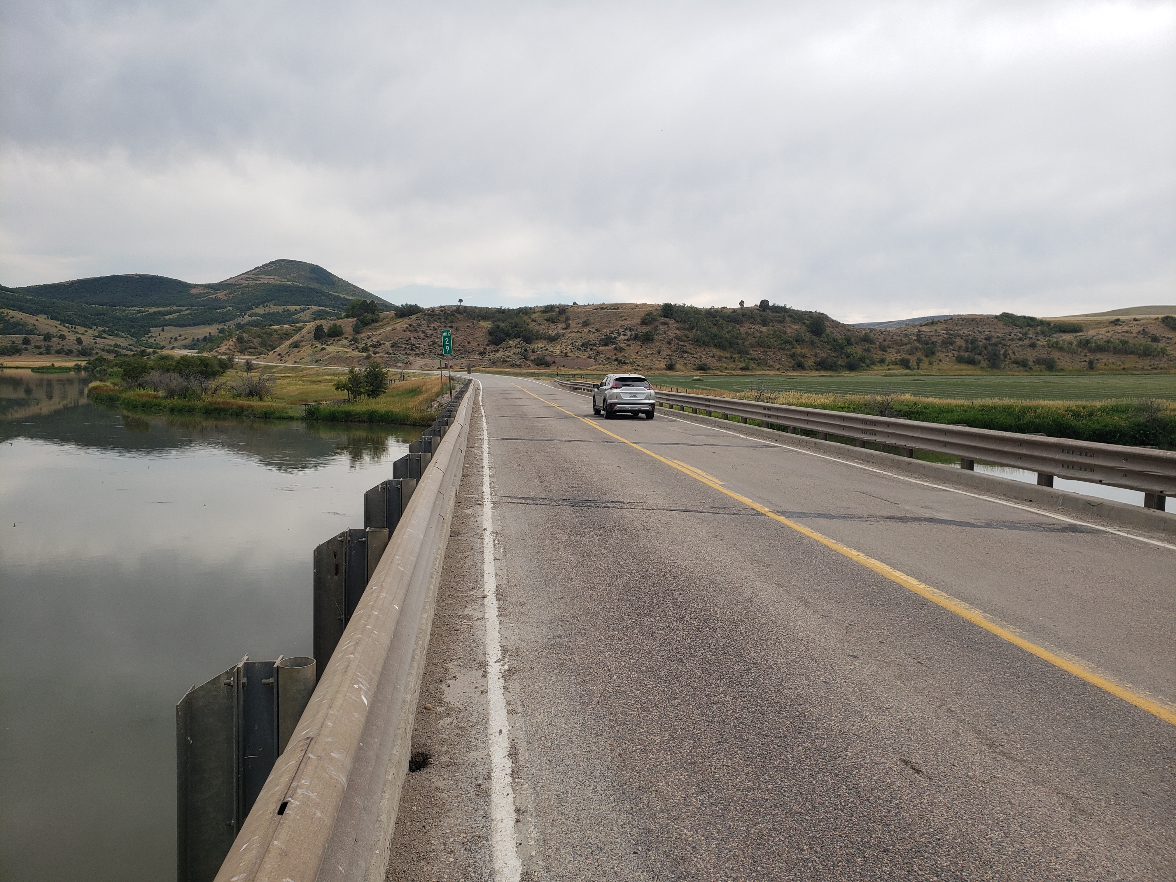 A bridge on State Highway 34 in Franklin County