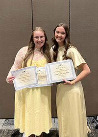 Madison Long and Hadley Bodell at Idaho Press Club Awards
