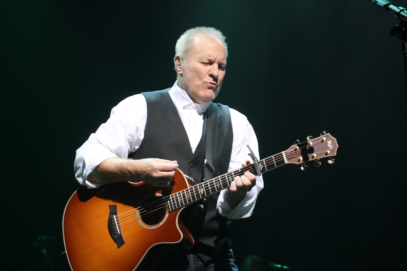 Collin Ray playing the guitar.