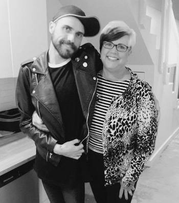 Photo of Debbie and Tyler Glenn.