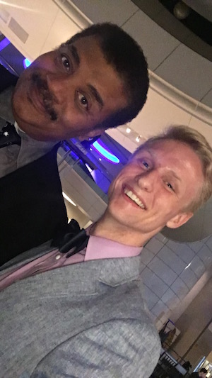 Kirk Long and Neil deGrasse Tyson