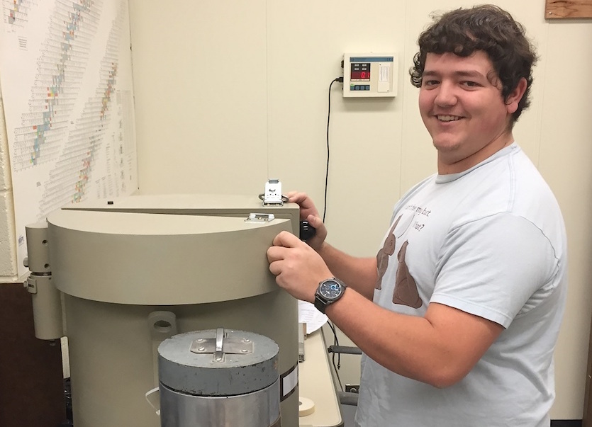 CPI of the Month John Mulvaney pictured working in a laboratory.