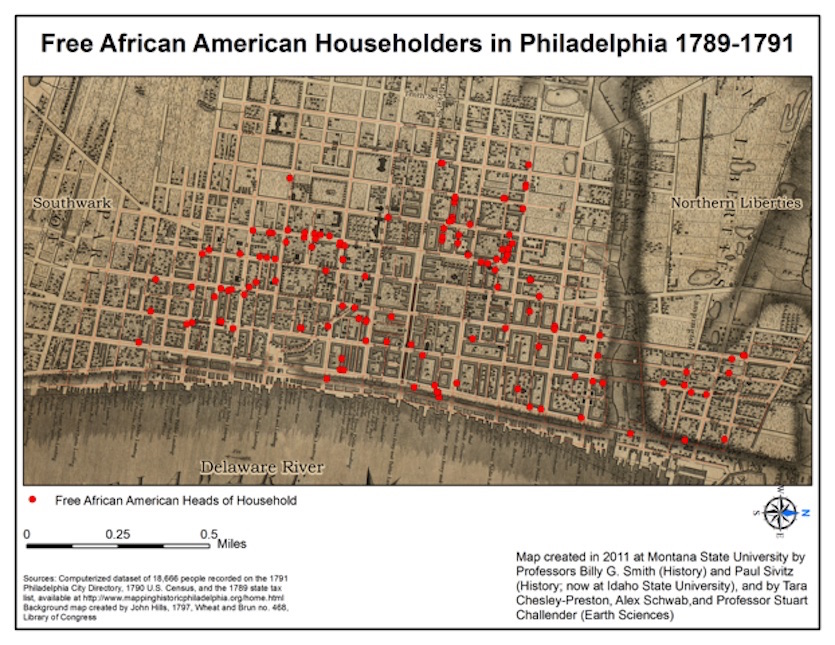 A Smithsonian map.