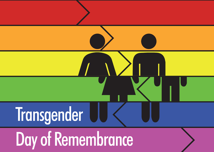 Poster for Transgender Day of Remembrance.