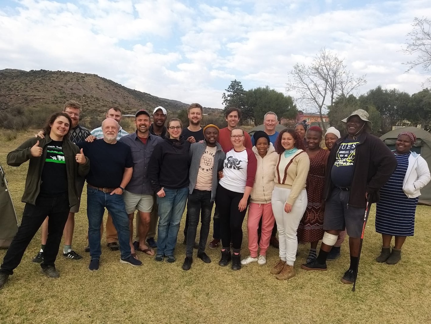 Xavier Jenkins and a group of people