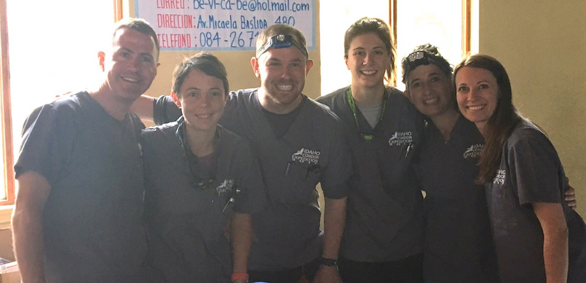 Photo of Operation Condor students Marshall Lish, Jennifer Holst, Jacob Diller, Heather Smith, Jessica Noblitt and Corrie Smith.