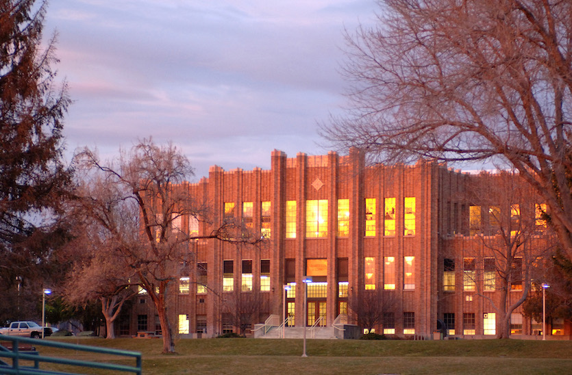 A photo of the ISU Administration Building from the quad.