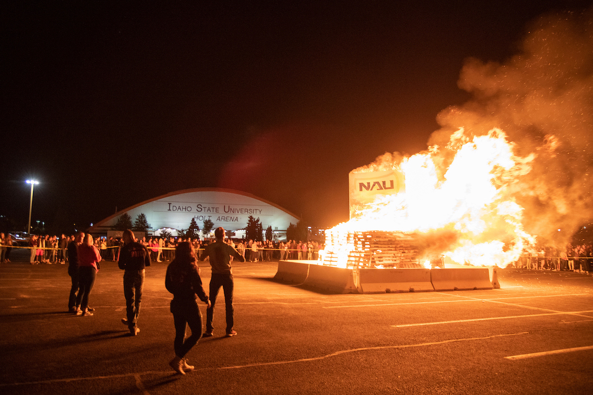 Homecoming bon fire