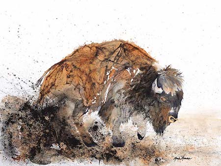 Bison print