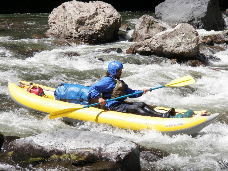 Kayaker on the Owyhee River