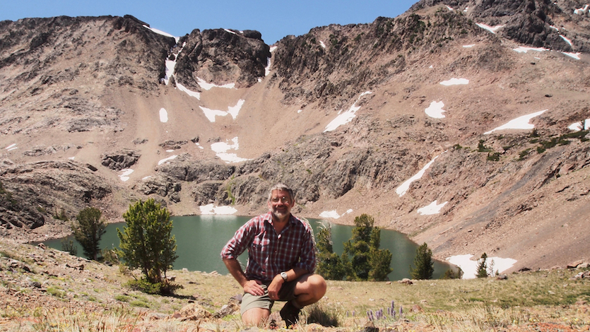 David Rodgers in mountains