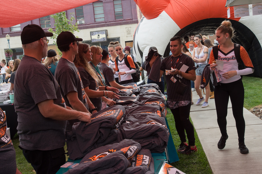 ISU Communiversity’s 10th annual Back Orange and Black” set 4