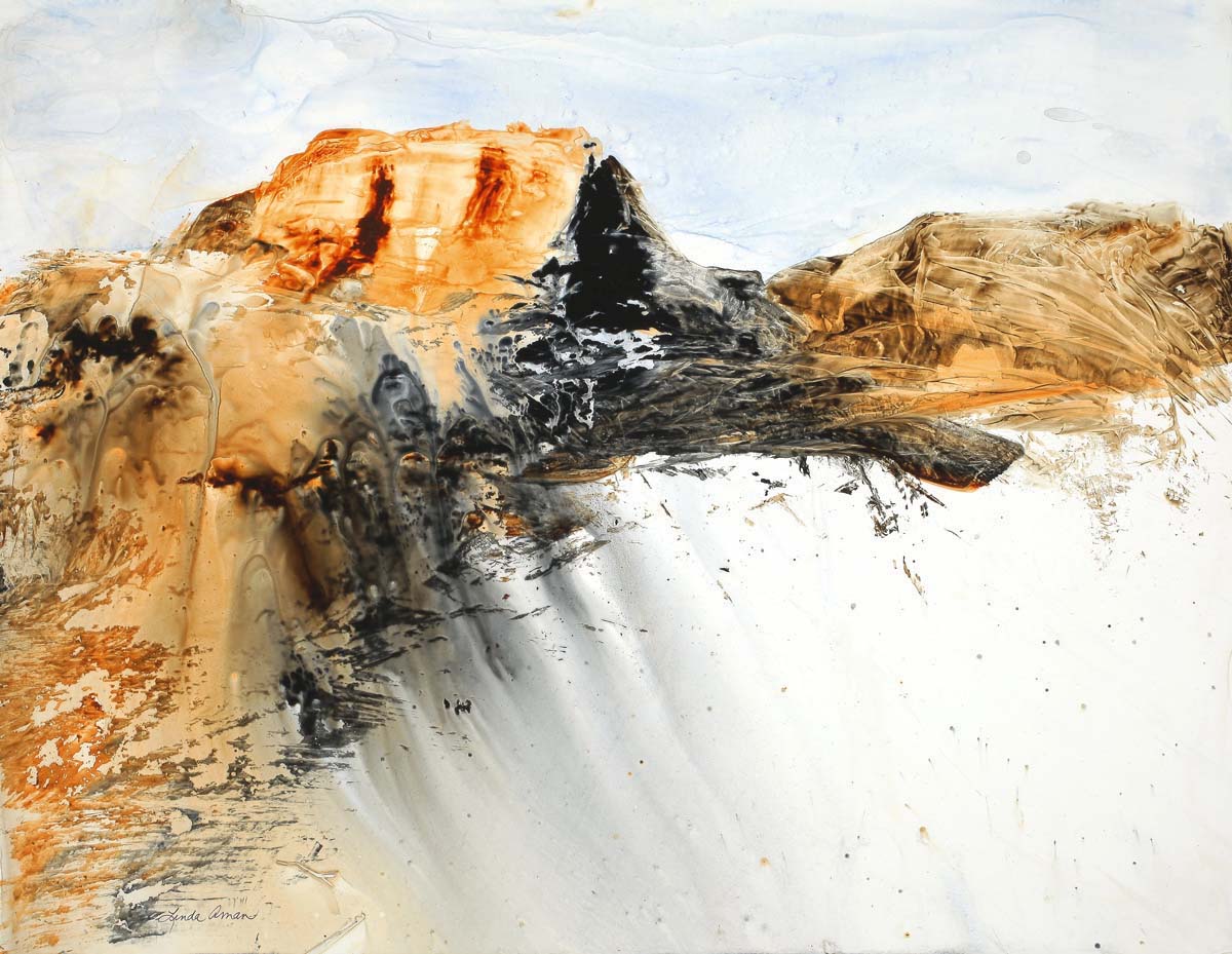 Owyhee Mountains painting by Aman.
