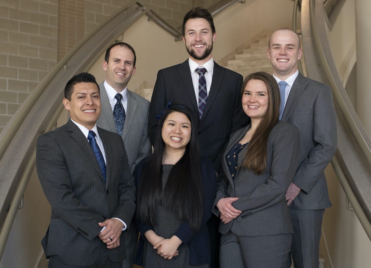 Grad students who competed in the competition.