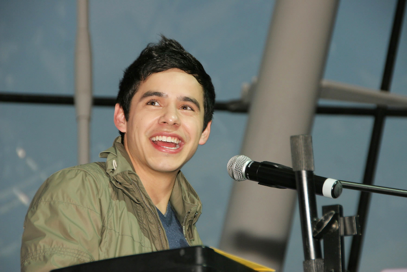 David Archuleta at piano photo.