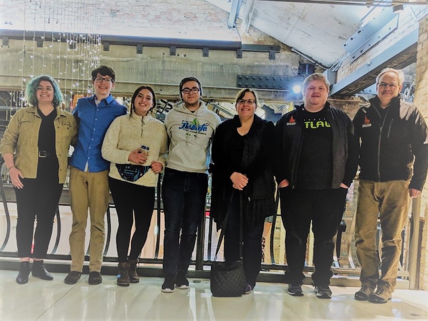 Photo of debaters who competed in Salt Lake City.