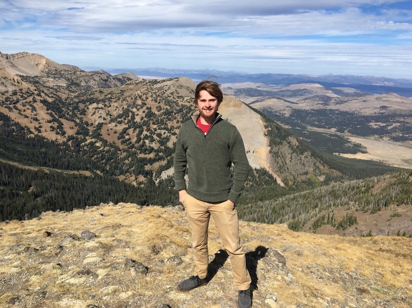 Caleb Renner photo on top of a mountain