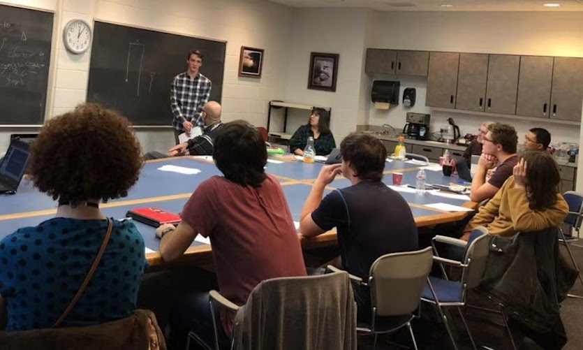 Photo of participants at math competition.