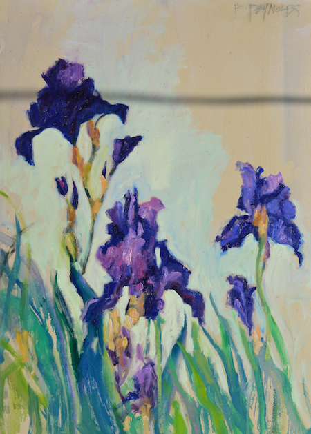 Image of Idaho Indigo painting of flowers.