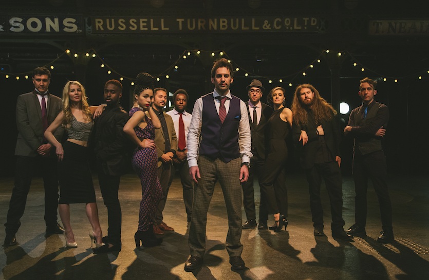 Photo of group Postmodern Jukebox on stage