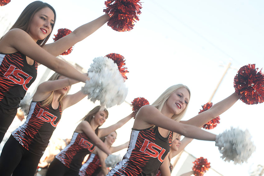 Bengal dancers at homecoming