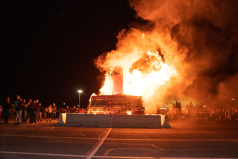 The Homecoming Bonfire