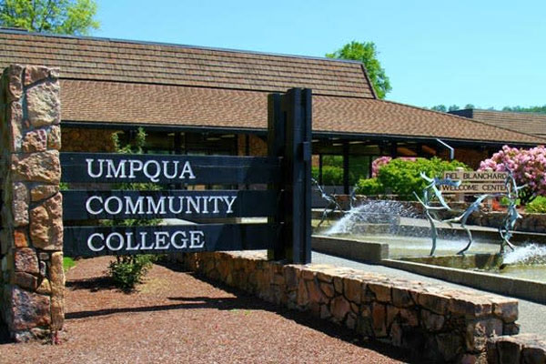 Umpqua Community College sign