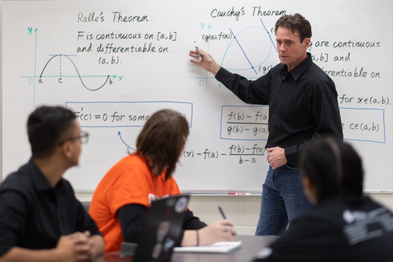 Future STEM students in a Math lecture