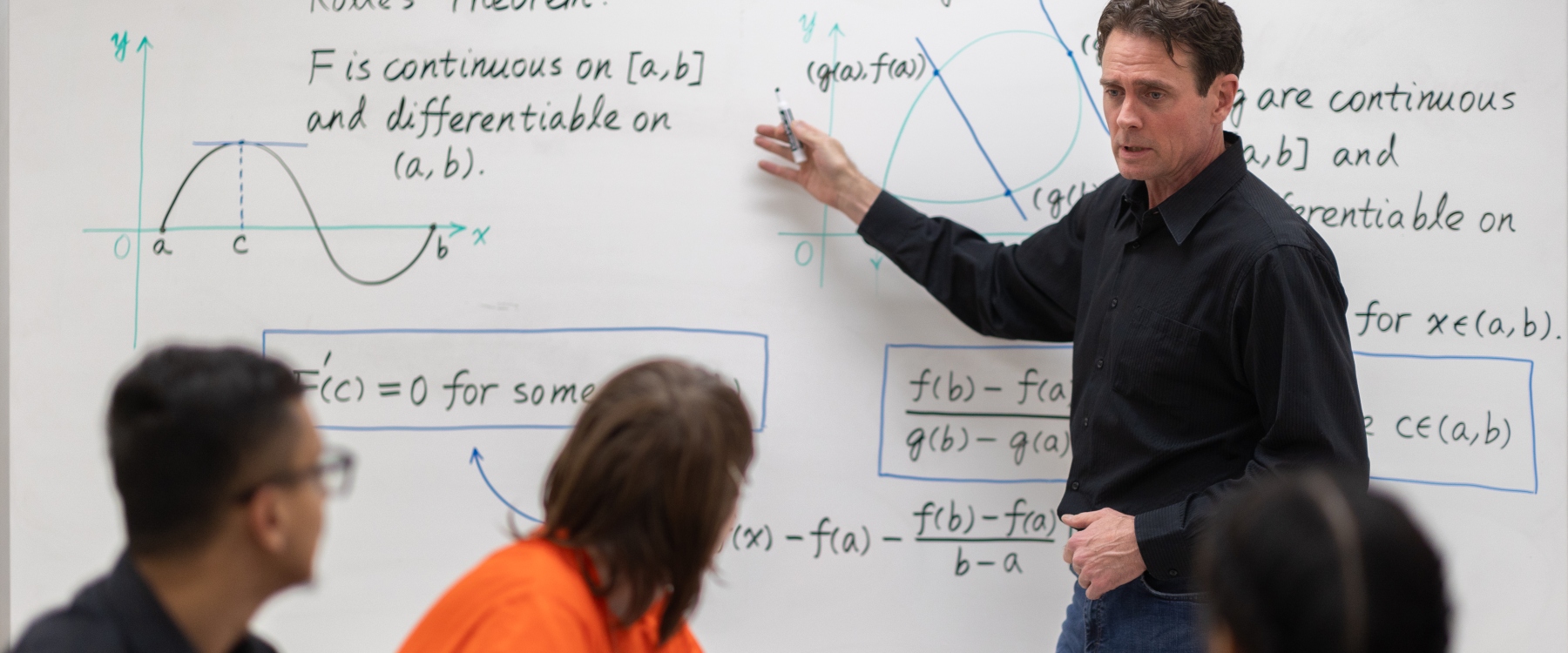 Future STEM students in a Math lecture