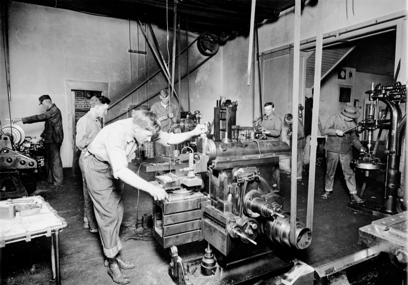Academy of Idaho Machine Shop instruction began in 1915