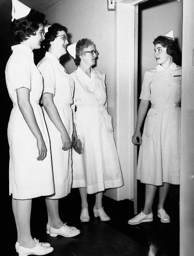 Nursing students in the 1960s