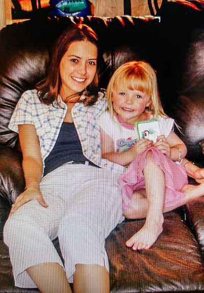 Sandee Gehrke (left) was Raquel Reese Anderson’s (right) nanny for a year and a half