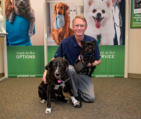 Man with dogs