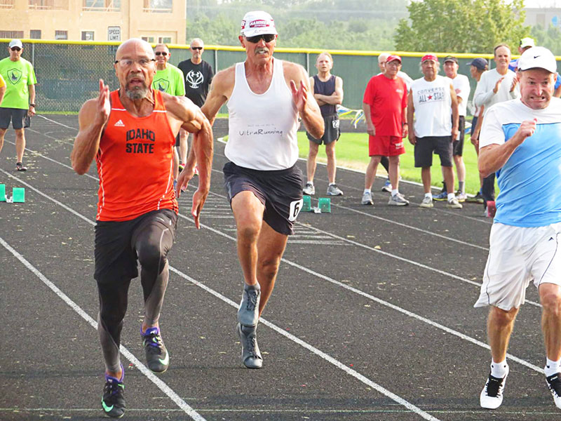 Glynn running in a race