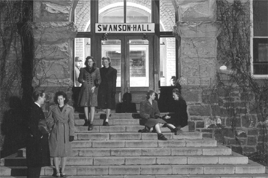 Swanson Hall, one of the first buildings of the Academy of Idaho, anchored campus life for decades. The Academy of Idaho opened on September 22, 1902, starting with 40 enrolled students, 4 teachers, 2 original buildings, and free tuition for in-state students with a $5 per term tuition for out-of state students.