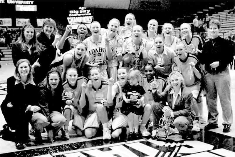 Idaho State’s Big Sky Championship team, women’s basketball, 2001