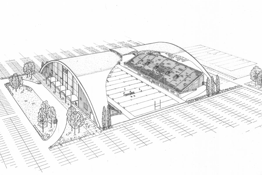Plans for the ASISU Minidome (Now the ICCU Dome)