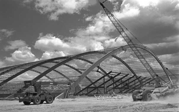 Construction of Holt Arena