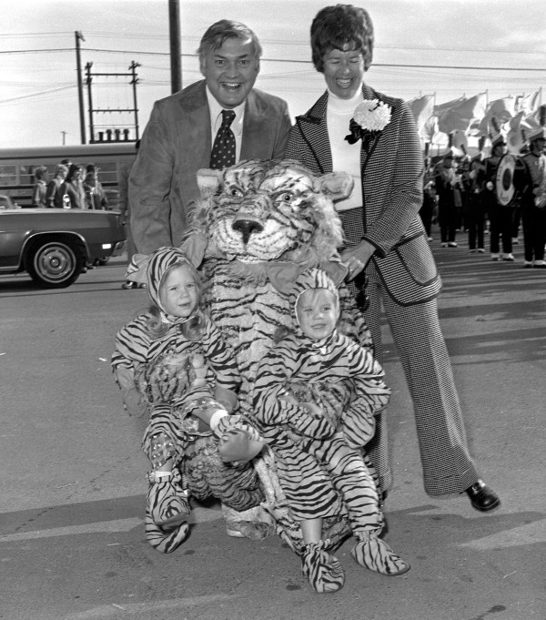 Benny with President and first Lady Davis