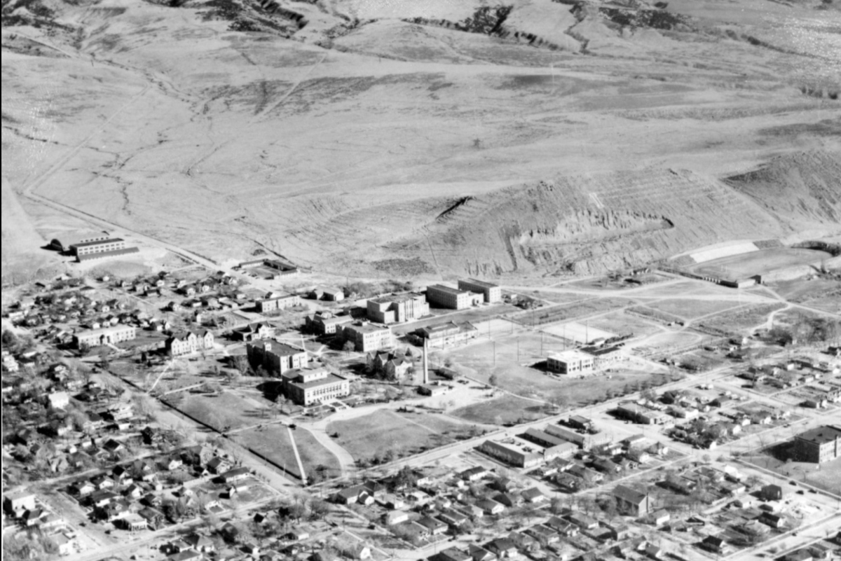 The quad in 1940