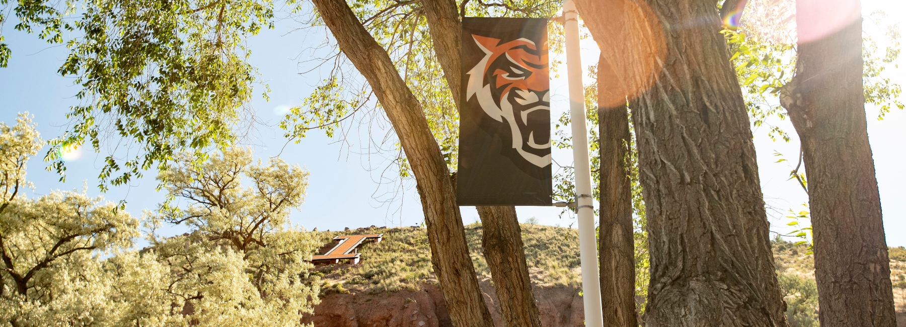 Bengal flag in front of the Red Hill I