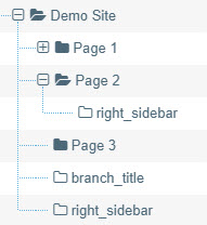 A second right_sidebar section being shown in a branch