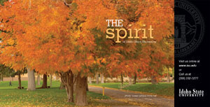 Recruitment poster titled The Spirit