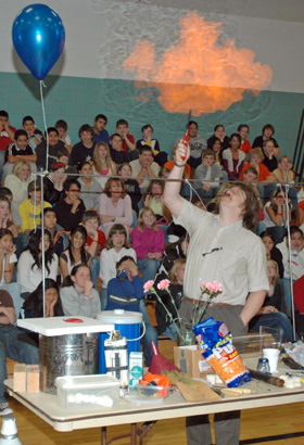 Steve Shropshire, Ph.D., in action.