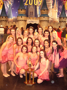 Bengal Dancers with 2009 trophy.
