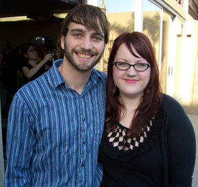 ISU's top debate team of Paul Montreuil and Danielle Jennings.